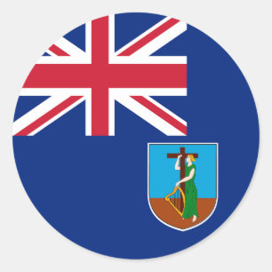 Flag of Montserrat Classic Round Sticker