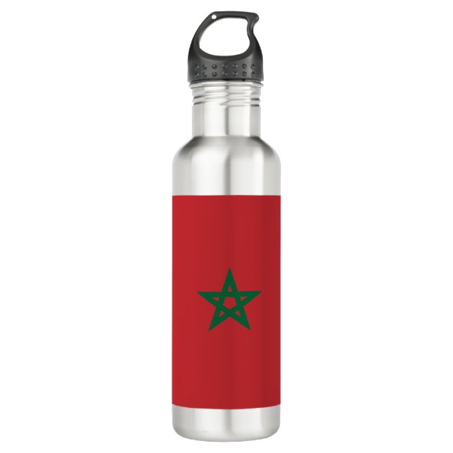 Flag of Morocco 710 Ml Water Bottle (Front)