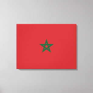 Flag of Morocco Canvas Print
