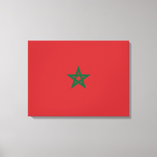 Flag of Morocco Canvas Print (Front)