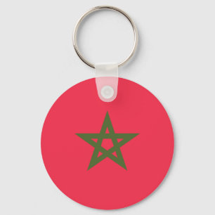 Flag of Morocco Key Ring