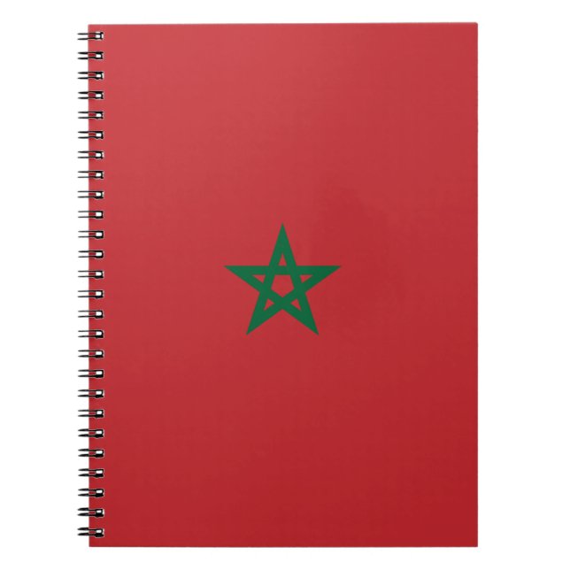 Flag of Morocco Notebook (Front)