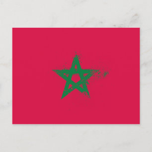 Flag of Morocco Postcard