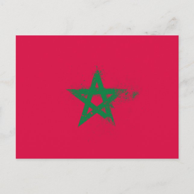 Flag of Morocco Postcard (Front)