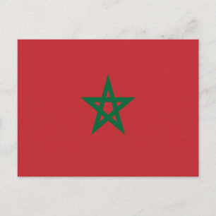Flag of Morocco Postcard