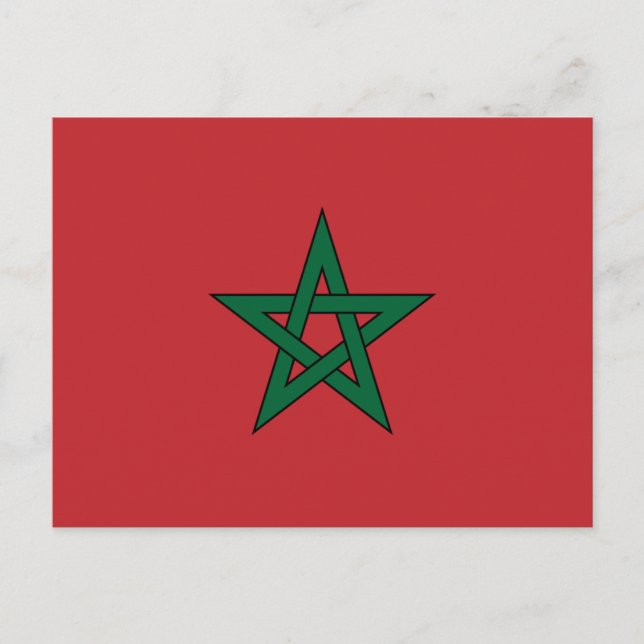 Flag of Morocco Postcard (Front)