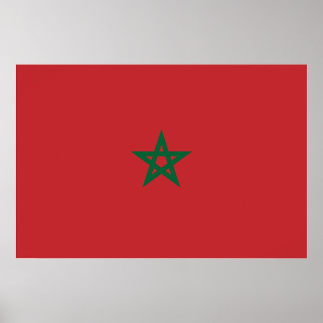 Flag of Morocco Poster (Front)