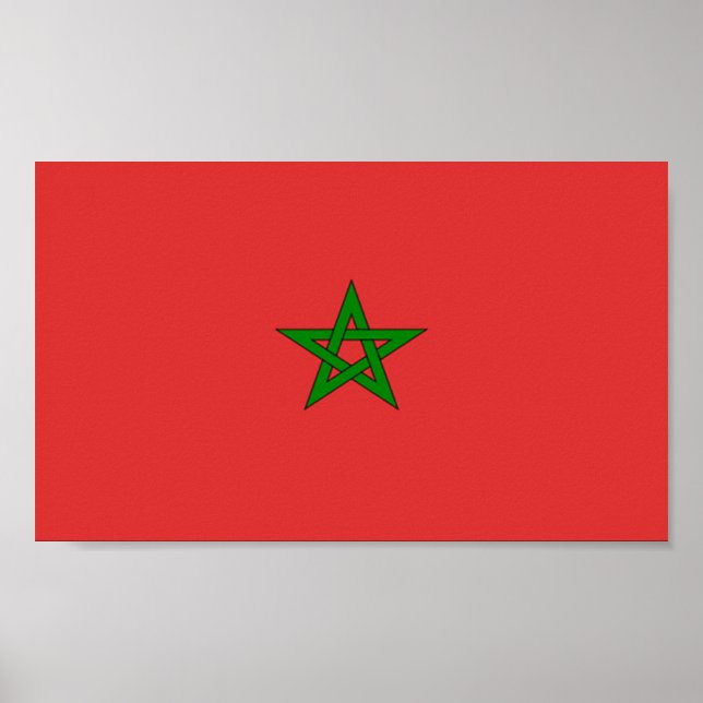 Flag of Morocco Poster (Front)