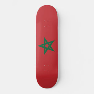 Flag of Morocco Skateboard
