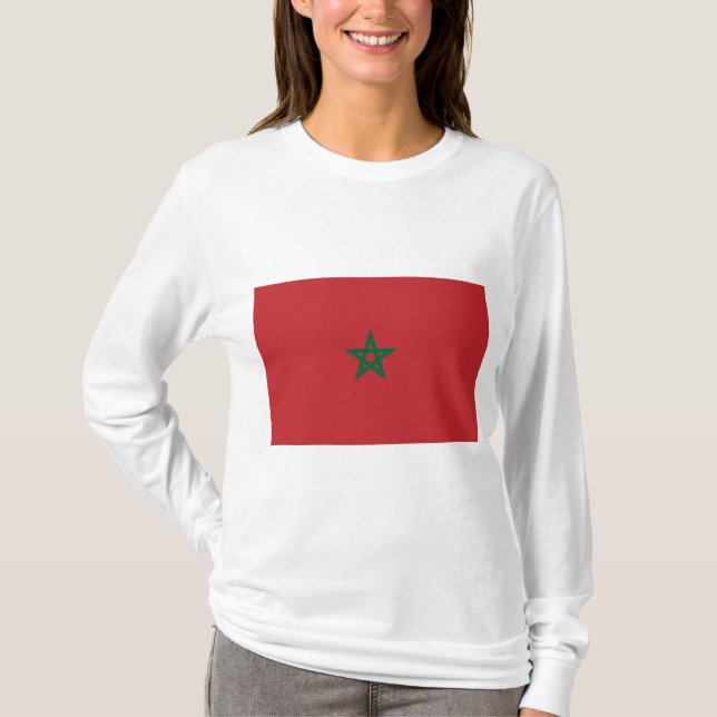 Flag of Morocco T-Shirt (Front)