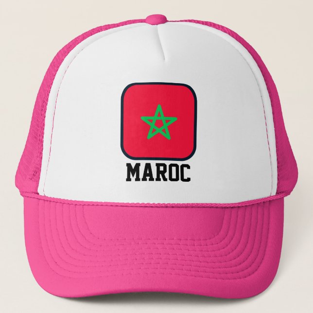 Flag of Morocco Trucker Hat (Front)