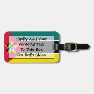 Flag of Mozambique Easy ID Personal Luggage Tag