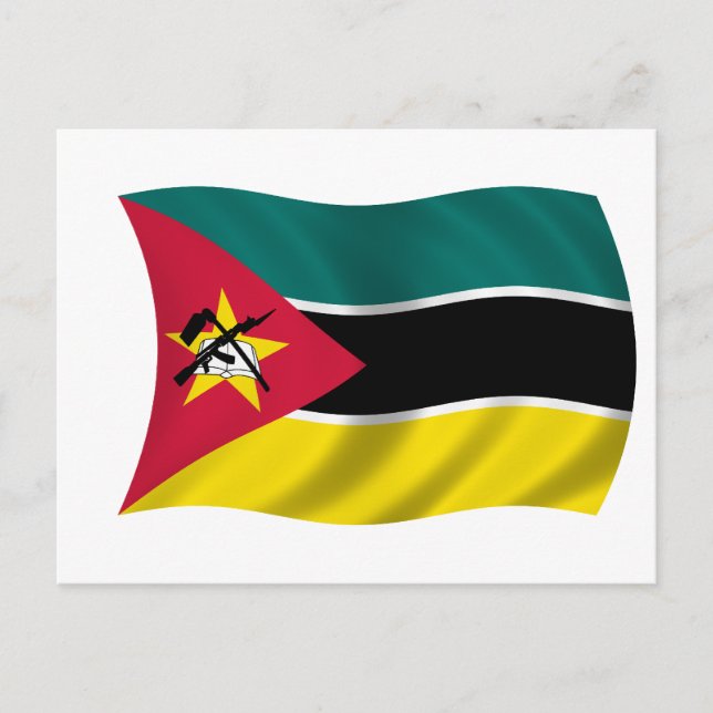 Flag of Mozambique Postcard (Front)