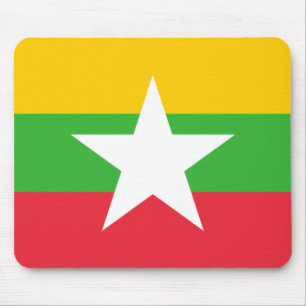 Flag of Myanmar (Burma) Mouse Mat