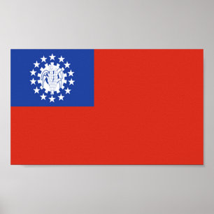 Flag of Myanmar Poster