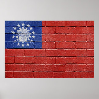 Flag of Myanmar Poster