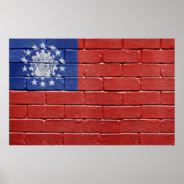 Flag of Myanmar Poster (Front)