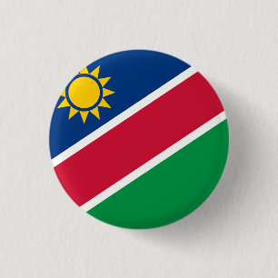 Flag of Namibia 3 Cm Round Badge