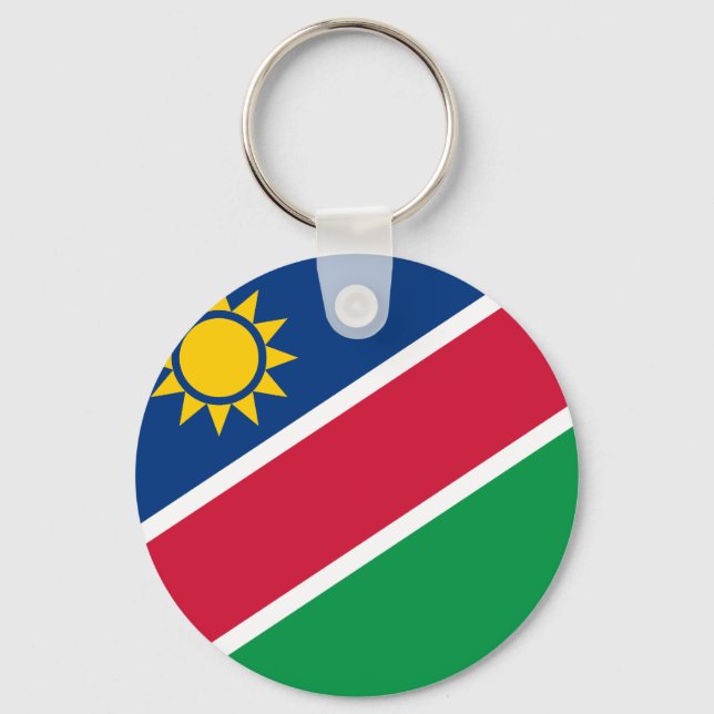 Flag of Namibia Key Ring (Front)