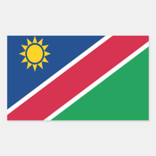 Flag of Namibia Rectangular Sticker