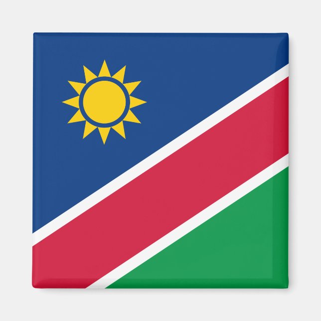 Flag of Namibia (Southern Africa) Magnet (Front)