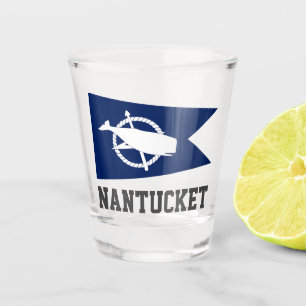 Flag of Nantucket, Massachusetts Shot Glass