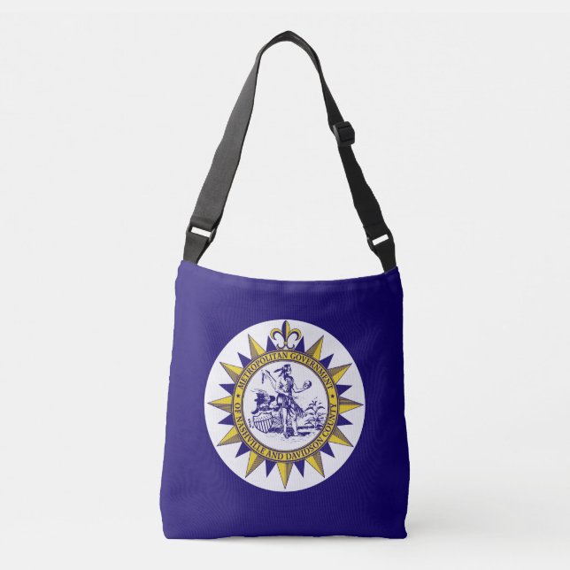 Flag of Nashville, Tennessee Crossbody Bag (Front)