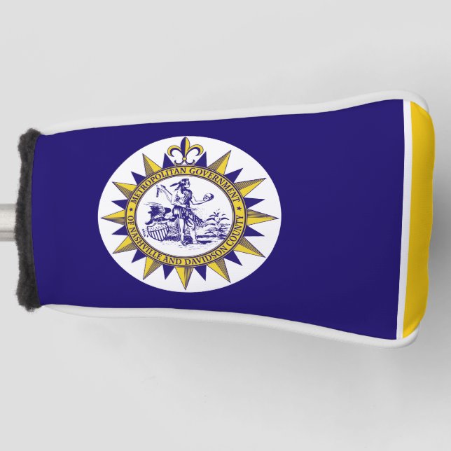 Flag of Nashville, Tennessee Golf Head Cover (Front)