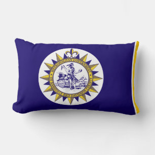 Flag of Nashville, Tennessee Lumbar Pillow
