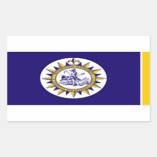 Flag of Nashville, Tennessee Rectangular Sticker