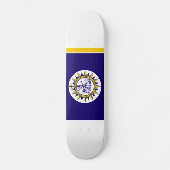 Flag of Nashville, Tennessee Skateboard (Front)