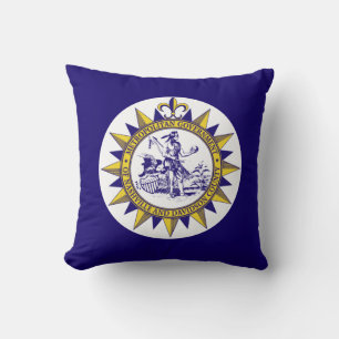 Flag of Nashville, Tennessee Throw Pillow