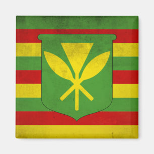 Flag of Native Hawaiians Magnet