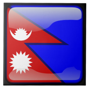 Flag of Nepal Tile