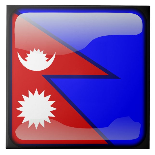 Flag of Nepal Tile (Front)