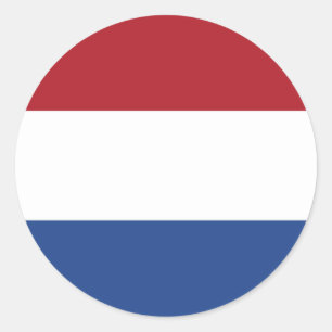 Flag of Netherlands Classic Round Sticker