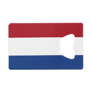 Flag of Netherlands Credit Card Bottle Opener