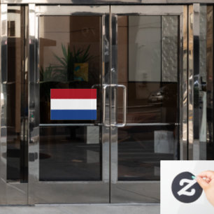 Flag of Netherlands custom-cut  Window Cling