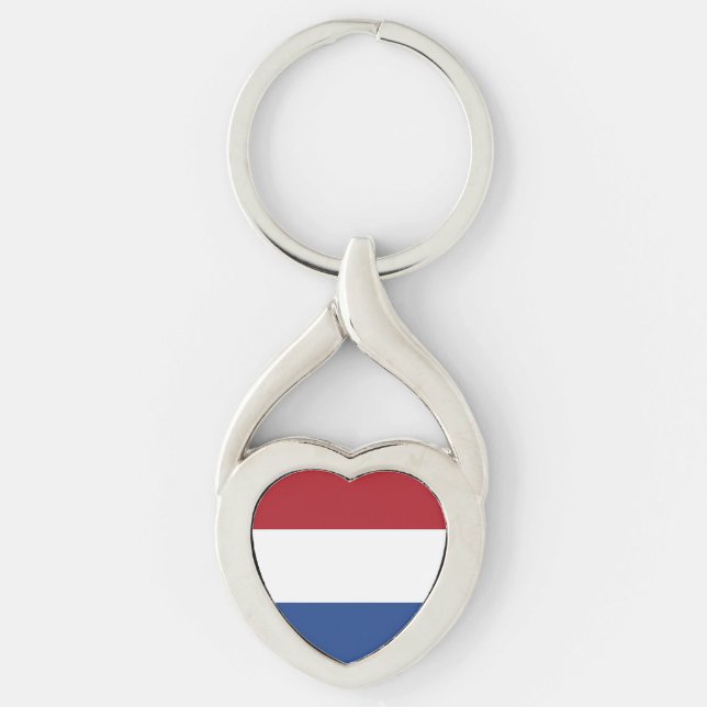 Flag of Netherlands Key Ring (Front)
