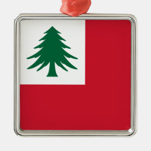 Flag of New England Ceramic Ornament