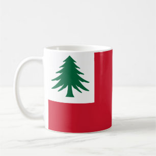 Flag of New England (pine only) - unofficial Coffee Mug