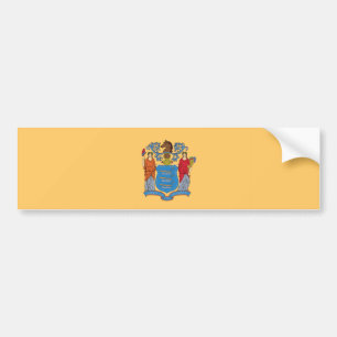 Flag of New Jersey Bumper Sticker