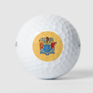 Flag of New Jersey Golf Balls