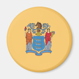 Flag of New Jersey Magnet