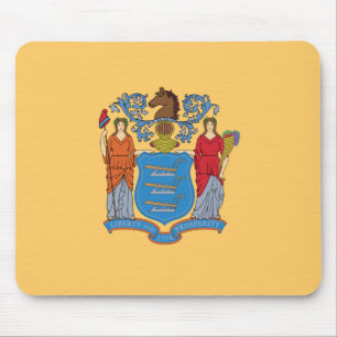 Flag of New Jersey Mouse Mat