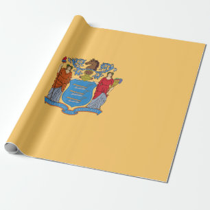Flag of New Jersey Wrapping Paper