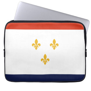 Flag of New Orleans Laptop Sleeve