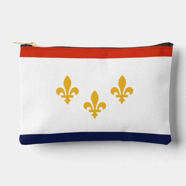 Flag of New Orleans, Louisiana  Accessory Pouch (Front)