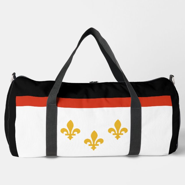 Flag of New Orleans, Louisiana  Duffle Bag (Front)