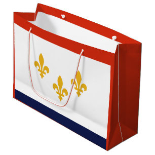 Flag of New Orleans, Louisiana Large Gift Bag